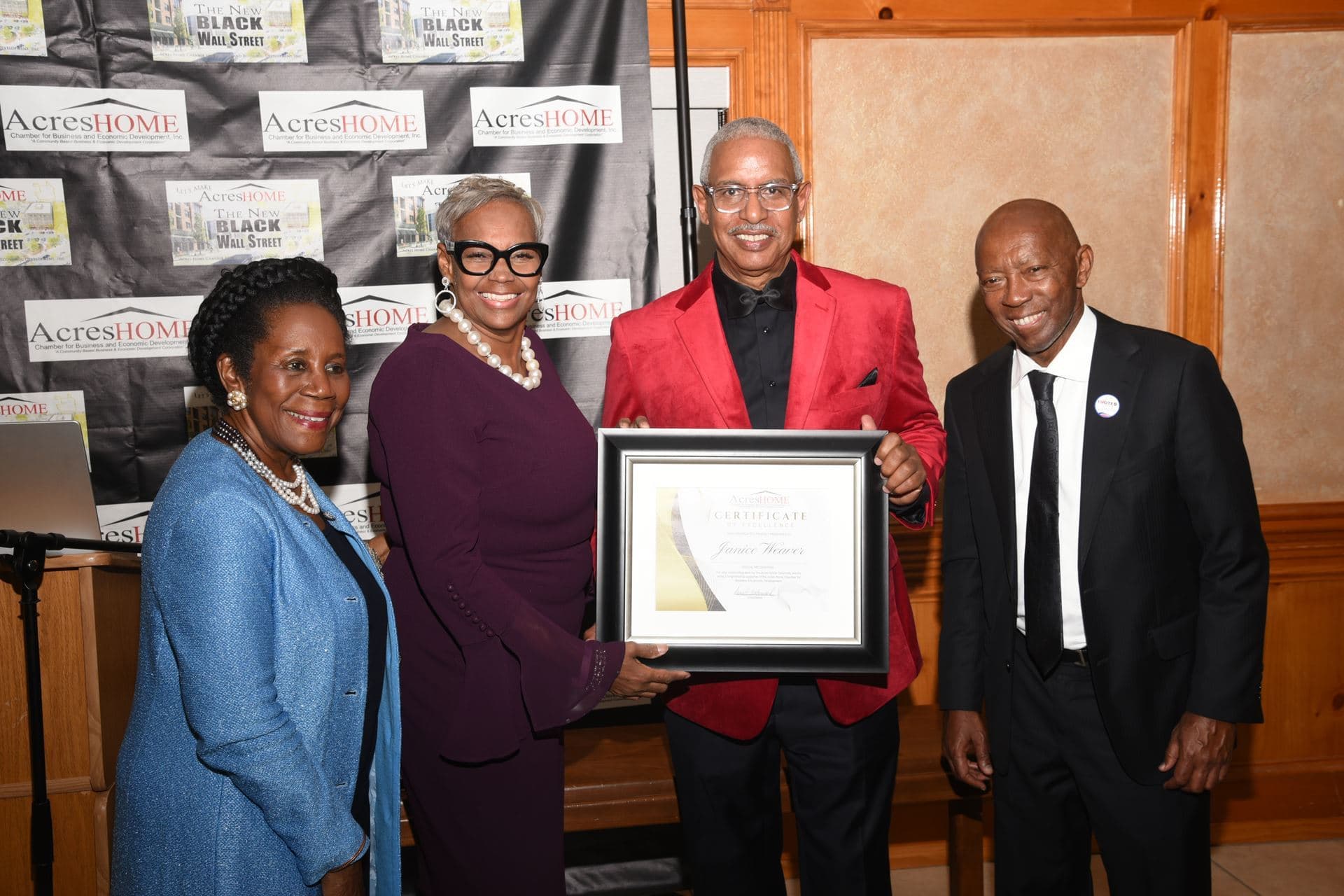 AcresHOME Chamber awards banquet